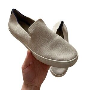 Rothy's Casual Loafer Slip-on Sneakers Cream Size 7.5